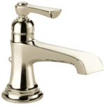 Brizo Rook single-handle faucet with standard spout in Brilliance® Polished Nickel