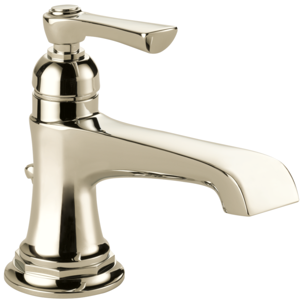 Brizo Rook single-handle faucet with standard spout in Brilliance® Polished Nickel