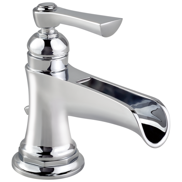 Brizo Rook single-handle faucet with channel spout in Polished Chrome