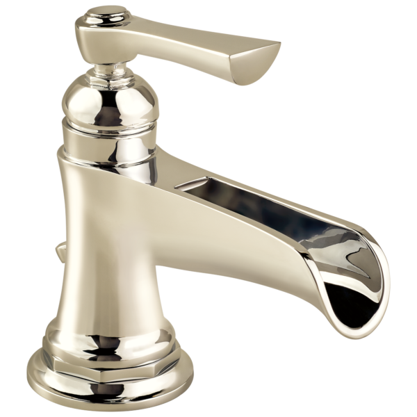 Brizo Rook single-handle faucet with channel spout in Brilliance® Polished Nickel
