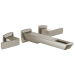 Brizo Vettis wall mount faucet in Brilliance Luxe Nickel