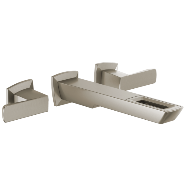 Brizo Vettis wall mount faucet in Brilliance Luxe Nickel