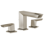 Brizo Vettis Widespread Lavatory Faucet with Open-Flow Spout in Brilliance® Luxe Nickel®