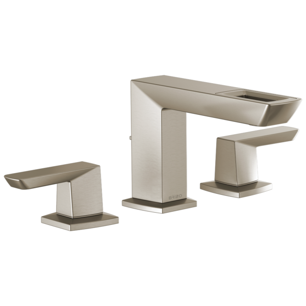 Brizo Vettis Widespread Lavatory Faucet with Open-Flow Spout in Brilliance® Luxe Nickel®