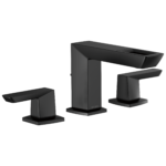 Brizo Vettis Widespread Lavatory Faucet with Open-Flow Spout in Matte Black