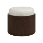Renwil Capsula CHA112 off-white ottoman - official product image 2