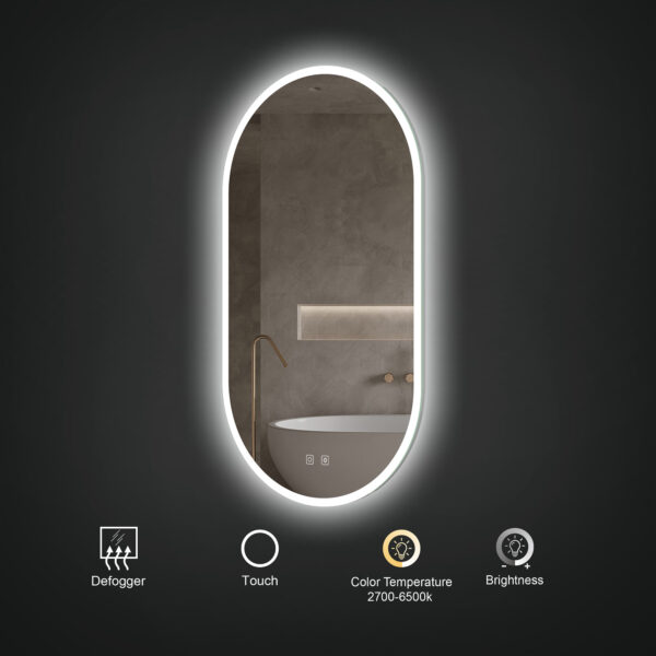 ICO Bath Iris LED Mirror