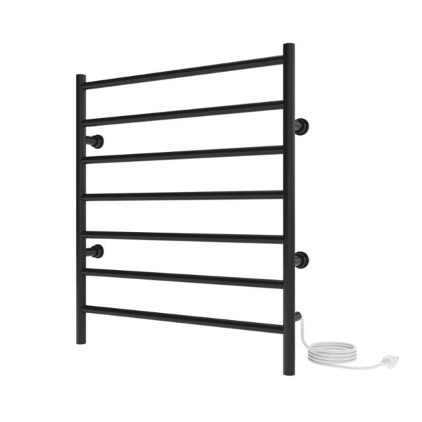 ICO Bath Kontour Linear 24 × 27 Matte Black plug-in