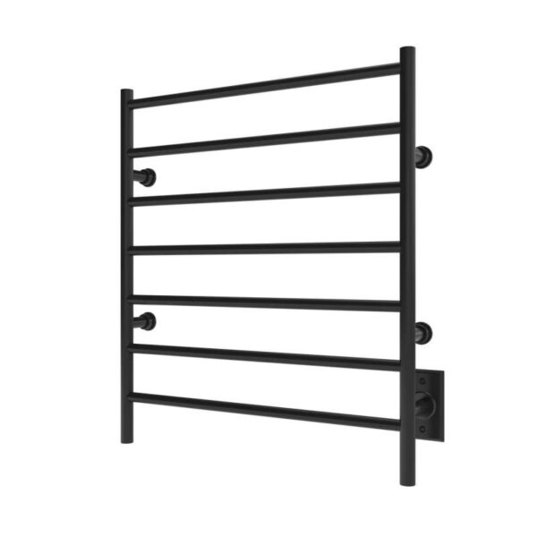 ICO Bath Kontour Linear 24 × 27 Matte Black hardwired