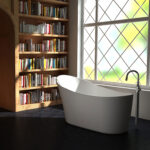 Kanwa Freestanding bathtub, 55 1/2", in glossy white TKN5626FA001