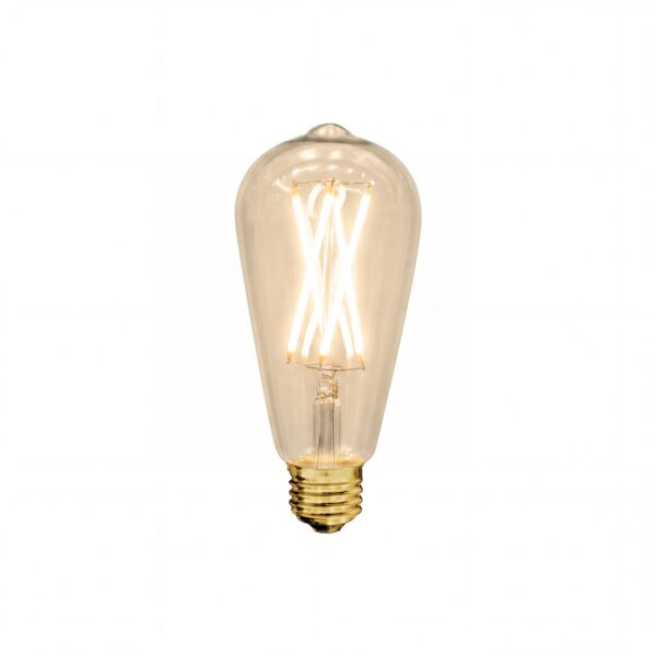 Renwil E26 ST58 Amber 2W LED Bulbs, 3-Pack LB031-3 - official product view 4
