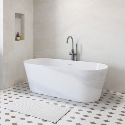Bain Signature Annalise 67 White Marble — view 2
