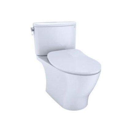 TOTO Nexus Two-Piece Toilet, 1.28 GPF, Elongated Bowl - Slim Seat Cotton