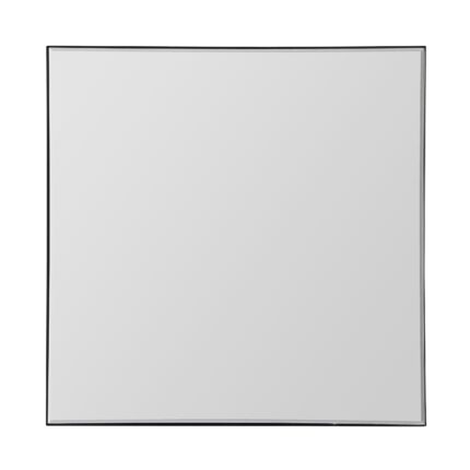 Renwil Greer Black Square Wall Mirror MT2097 - square front view