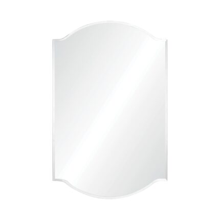Renwil Kale Beveled Glass Vanity Mirror MT2266 - front view with curved ends