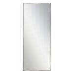 Renwil Northern Antique Brass Full Length Mirror MT2358 - front view of tall antique brass mirror