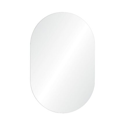 Renwil Salta Frameless Oval Wall Mirror MT2496 - front view of frameless oval mirror