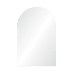 Renwil Faiza Frameless Arched Wall Mirror MT2504 - front view of frameless arched mirror