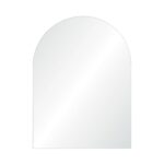 Renwil Aldrin Frameless Arched Wall Mirror MT2505 - front view of arched glass wall mirror