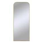 Renwil Meryem Gold Full Length Mirror MT2514 - front view of the gold full length mirror