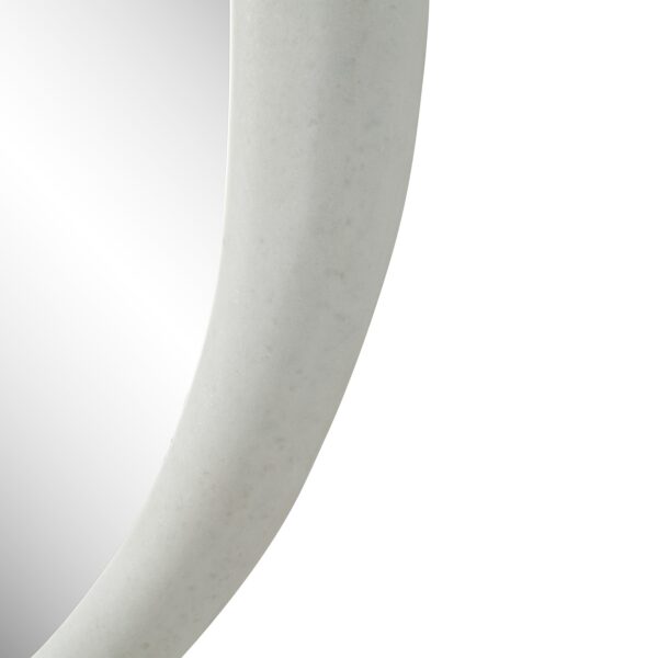 Renwil Folignio Rice Stone Resin Organic Wall Mirror MT2691 - close-up of the Rice Stone finish texture