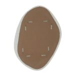 Renwil Folignio Rice Stone Resin Organic Wall Mirror MT2691 - rear view showing vertical and horizontal mounting points