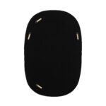 Renwil Galera Textured White Plaster Wall Mirror MT2768 - rear view of backing and two-way mounting points