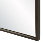 Renwil Sabine Dark Antique Bronze Full Length Mirror MT2776 - close-up of powder-coated dark bronze edge