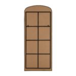 Renwil Sabine Dark Antique Bronze Full Length Mirror MT2776 - rear view showing reinforced backing and mounting hardware