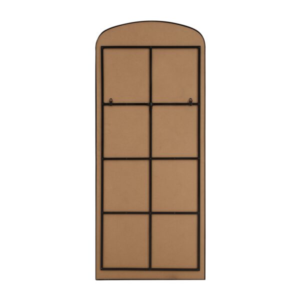 Renwil Sabine Dark Antique Bronze Full Length Mirror MT2776 - rear view showing reinforced backing and mounting hardware