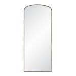 Renwil Sabine Dark Antique Bronze Full Length Mirror MT2776 - front view of tall dark antique bronze mirror