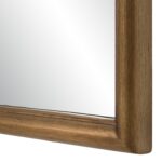 Renwil Emilien Gold-Bronze Shaped Wall Mirror MT2792 - close-up of broad powder-coated frame