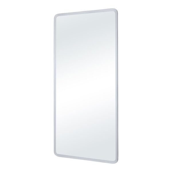 Renwil Danske Beveled Frameless Wall Mirror MT2798 - angled view of beveled glass edge