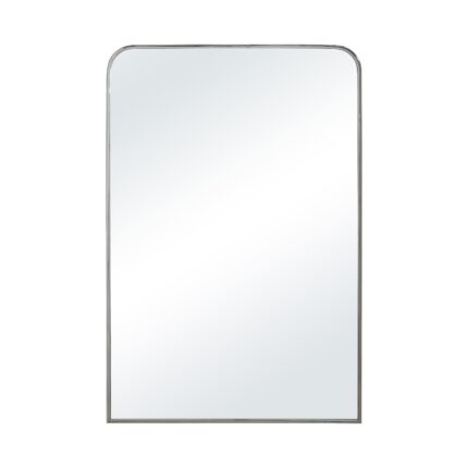 Renwil Jackline Polished Nickel Wall Mirror MT2801 - front view of exact polished nickel model