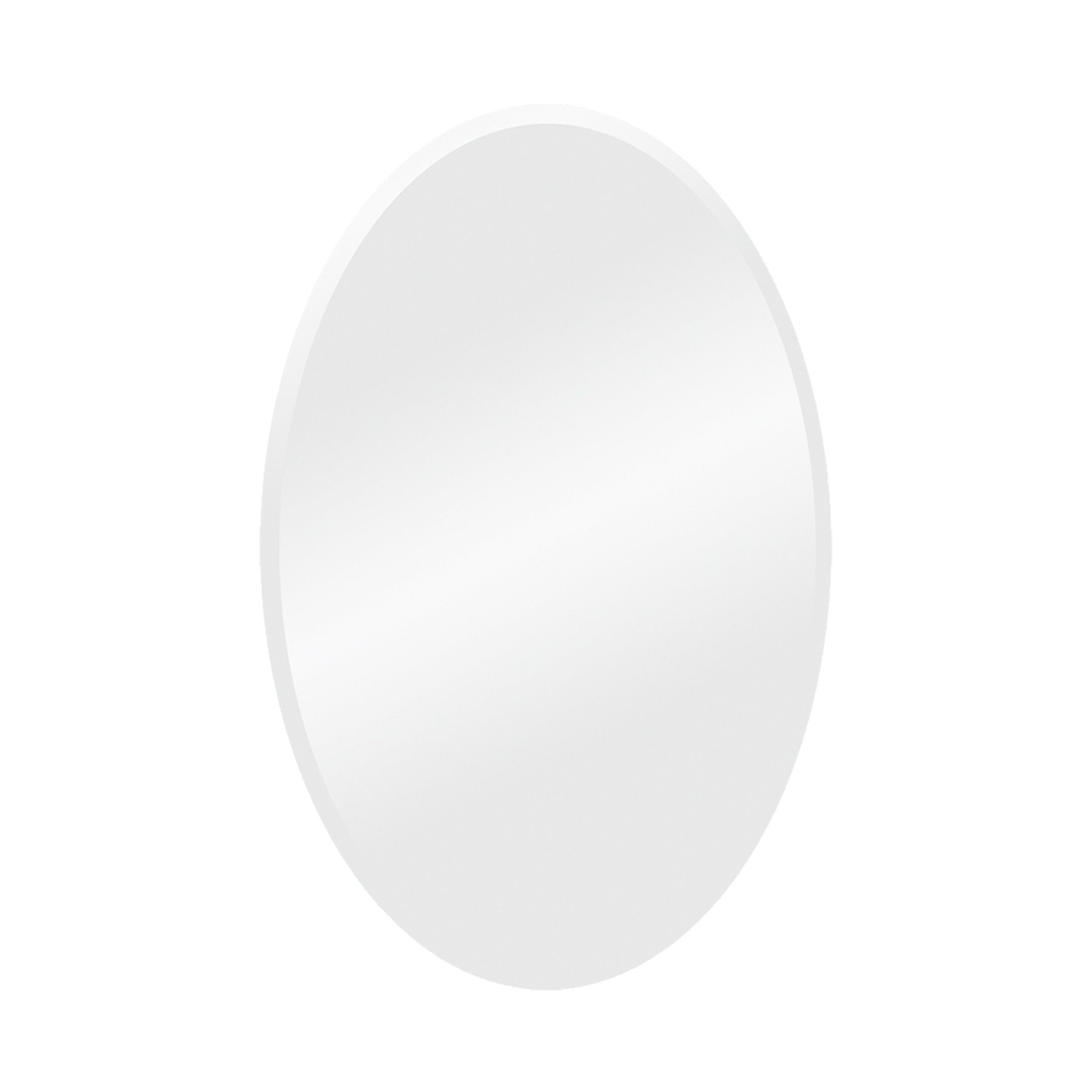 MT638.jpg Renwil Yen Beveled Frameless Oval Wall Mirror MT638 - front view of frameless oval beveled mirror