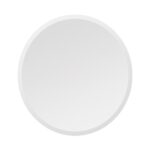 Renwil Kiko Beveled Frameless Round Wall Mirror MT640 - front view of round beveled frameless mirror