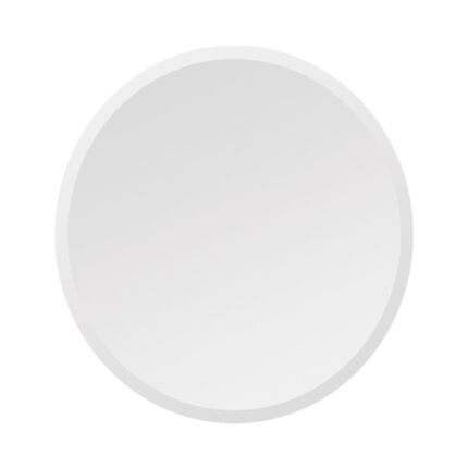 Renwil Kiko Beveled Frameless Round Wall Mirror MT640 - front view of round beveled frameless mirror