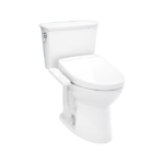 TOTO Drake Transitional WASHLET+ S2 Two-Piece Toilet - 1.28 GPF Cotton