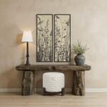 Renwil Karolina canvas art set — room setting — OL2259