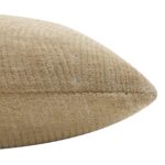 Renwil Oceana Beige Textured Pillow 20 x 20 PWFL1481 - close-up of textured surface and edge