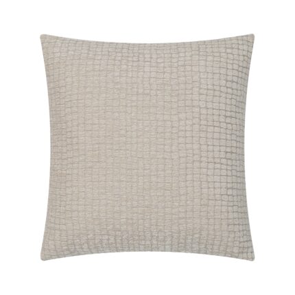 Renwil Lizzy Soft Beige Textured Pillow 20 x 20 PWFL1482 - front view of soft beige textured Lizzy pillow