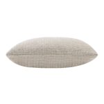Renwil Lizzy Soft Beige Textured Pillow 20 x 20 PWFL1482 - side view of beige pillow
