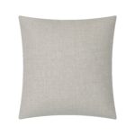 Renwil Pisces Ivory Textured Pillow 20 x 20 PWFL1483 - front view of ivory Pisces pillow