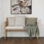 Renwil Pisces Ivory Textured Pillow 20 x 20 PWFL1483 - Pisces pillow styled in a room