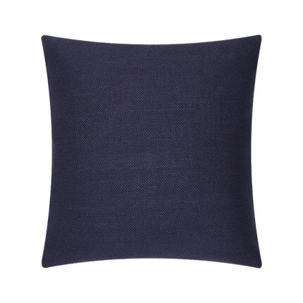 Renwil Forester Indigo Herringbone Pillow 20 x 20 PWFL1484 - front view of indigo Forester pillow