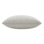 Renwil Bolero Ivory Textured Pillow 20 x 20 PWFL1485 - side view of pillow