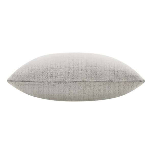 Renwil Bolero Ivory Textured Pillow 20 x 20 PWFL1485 - side view of pillow