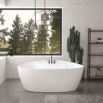 Pura Freestanding bathtub, 59 7/8", in glossy white TPR6032FA001