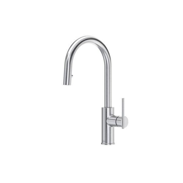 Riobel Lateral™ Pull-Down Kitchen Faucet With Single Spray - Stainless Steel