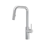 Riobel Lateral™ Pull-Down Kitchen Faucet With U-Spout - Stainless Steel